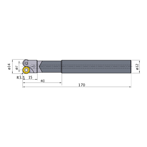 三菱マテリアル（株） カッタ 多機能用(シャンクタイプ) ARX カッタ　多機能用（シャンクタイプ） ARX35R142SA12LW