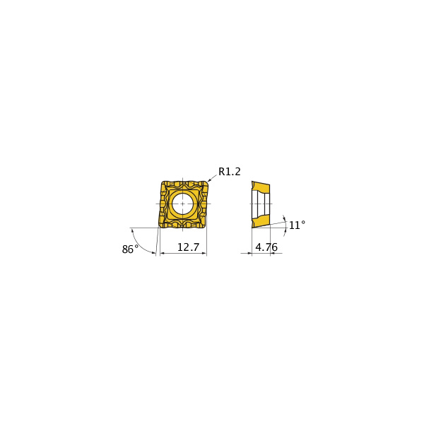 三菱マテリアル（株） カッタチップ MPMX カッタチップ（超硬コーティング） MPMX120412-WH VP20RT