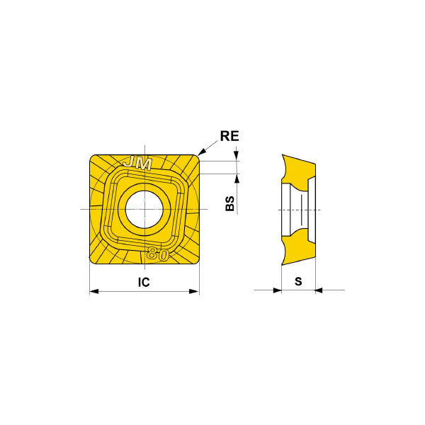三菱マテリアル（株） カッタチップ SOMT カッタチップ（超硬コーティング） SOMT12T308PEEL-JM VP15TF
