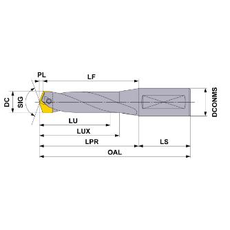 三菱マテリアル（株） WSTARインサートドリル TAWLN ＷＳＴＡＲインサートドリル TAWLN2000S25