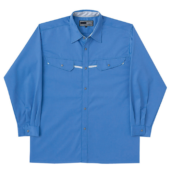 日新被服（株） 長袖シャツ 5104-29 長袖シャツ 5104-29-S ﾗｲﾄﾌﾞﾙｰ