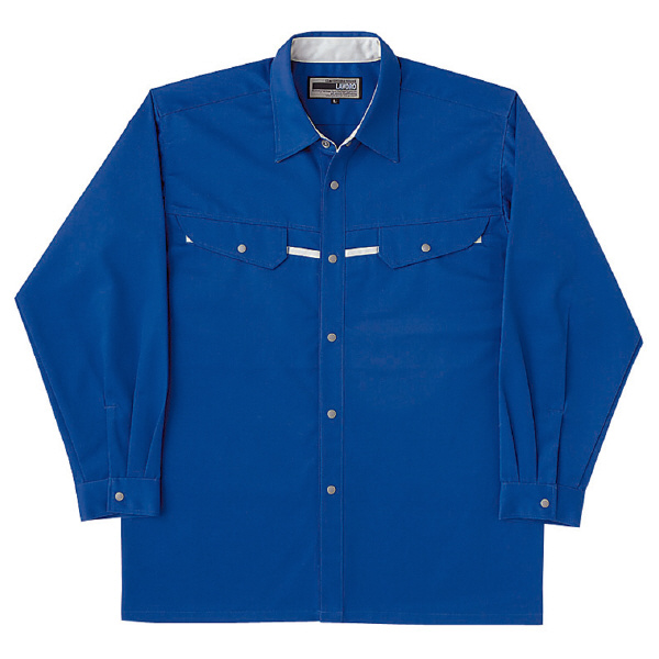 日新被服（株） 長袖シャツ 5104-30 長袖シャツ 5104-30-M ﾌﾞﾙｰ