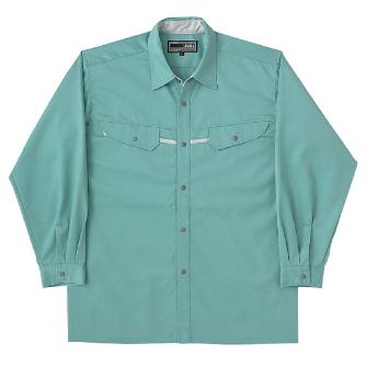 日新被服（株） 長袖シャツ 5104-48 長袖シャツ 5104-48-S ﾗｲﾄｸﾞﾘﾝ
