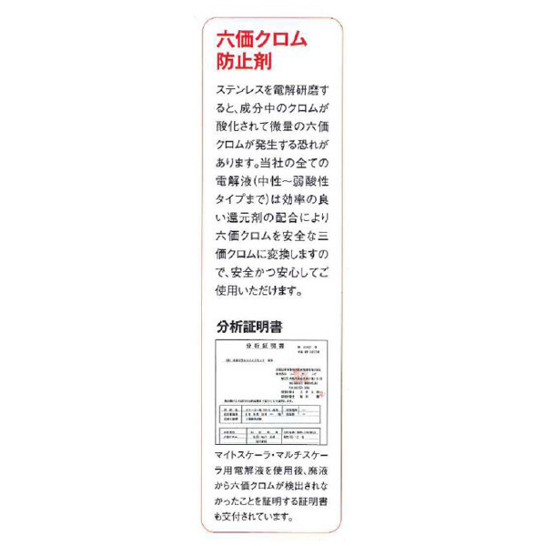 マイト工業（株） 電解液 SUS-4000B 電解液 SUS-4000B 4L