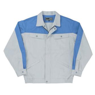 日新被服（株） 長袖ブルゾン 5116-91 長袖ブルゾン 5116-91-4L ｼﾙﾊﾞｰXﾗｲﾄﾌﾞﾙｰ