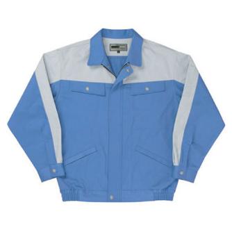 日新被服（株） 長袖ブルゾン 5116-92 長袖ブルゾン 5116-92-BIG ﾗｲﾄﾌﾞﾙｰXｼﾙﾊﾞｰ