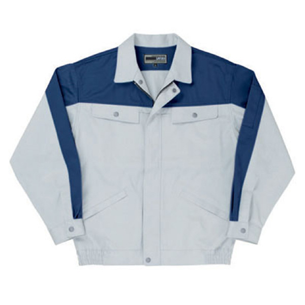 日新被服（株） 長袖ブルゾン 5116-95 長袖ブルゾン 5116-95-4L ｼﾙﾊﾞｰXﾈｲﾋﾞｰ