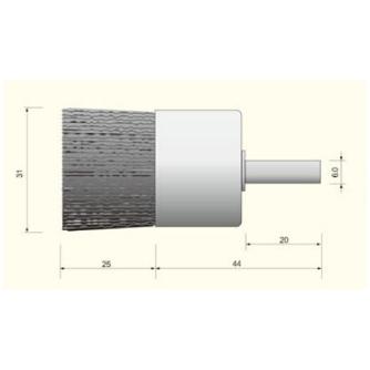 （株）ムラキ OSBORN 軸付ブラシ TYエンド ＯＳＢＯＲＮ　軸付ブラシ 30714