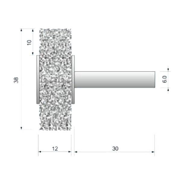 （株）ムラキ OSBORN 軸付ブラシ リング・ロック ＯＳＢＯＲＮ　軸付ブラシ 11316
