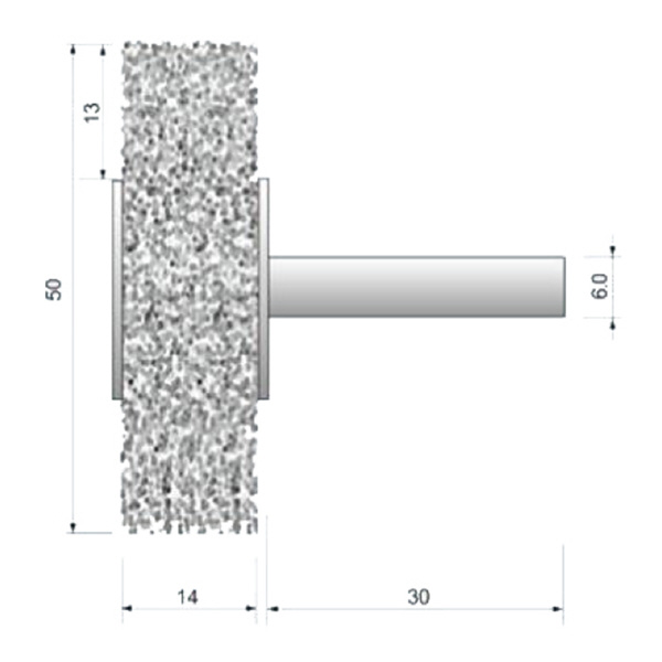 （株）ムラキ OSBORN 軸付ブラシ リング・ロック ＯＳＢＯＲＮ　軸付ブラシ 11332
