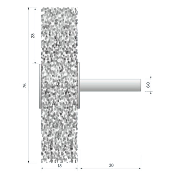 （株）ムラキ OSBORN 軸付ブラシ リング・ロック ＯＳＢＯＲＮ　軸付ブラシ 11362