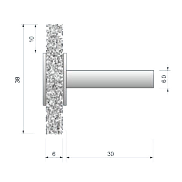 （株）ムラキ OSBORN 軸付ブラシ TYリング・ロック ＯＳＢＯＲＮ　軸付ブラシ 11723