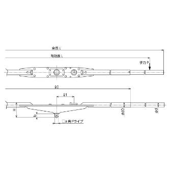 （株）東日製作所 トルクレンチ T トルクレンチ T2800N-S