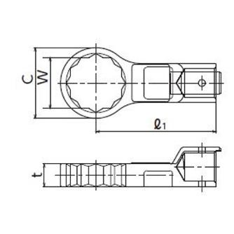 （株）東日製作所 リングヘッド RH リングヘッド RH10DX12