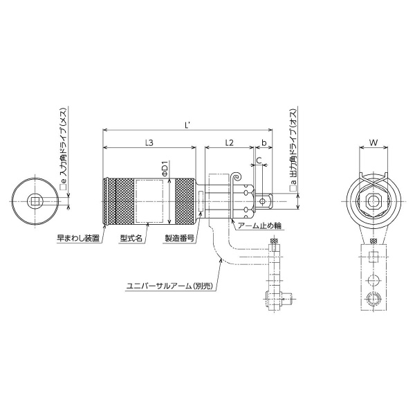 （株）東日製作所 力量計(本体) DECA 力量計（本体） DECA9000N