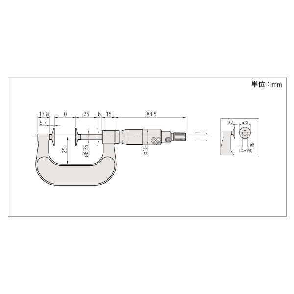（株）ミツトヨ マイクロメータ PDM マイクロメータ PDM-50B 169-202-10