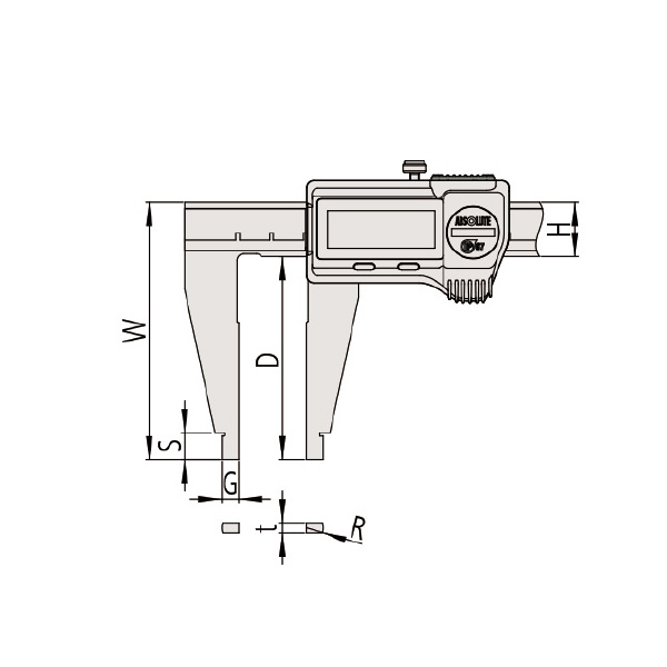 （株）ミツトヨ ノギス CDC ノギス CDC-P30 550-331-20
