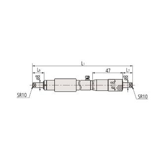 （株）ミツトヨ マイクロメータ IM マイクロメータ IM-500 133-160