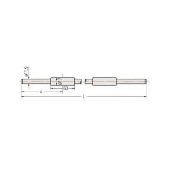 （株）ミツトヨ 基準棒 MB 基準棒 167-120/MB-500