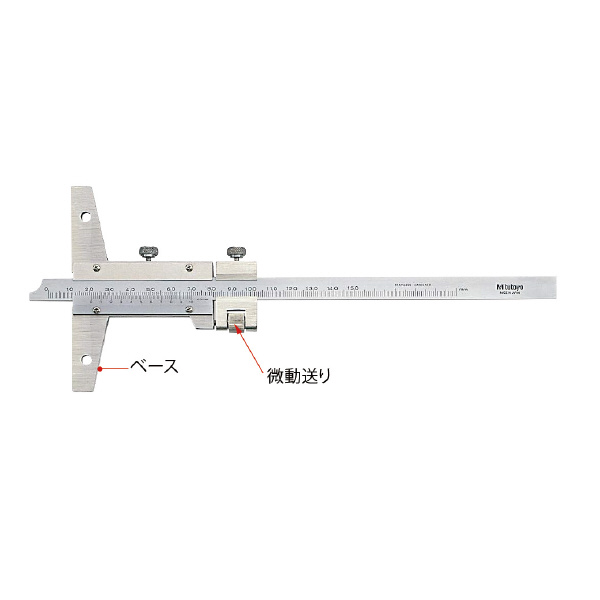 （株）ミツトヨ デプスゲージ VD20 デプスゲージ VD20 527-102