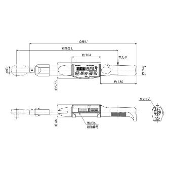 （株）東日製作所 デジタルトルクレンチ CEM デジタルトルクレンチ CEM360N3X22D
