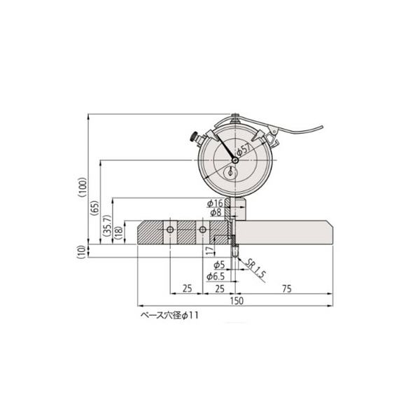 （株）ミツトヨ デプスゲージ 7221 デプスゲージ 7221