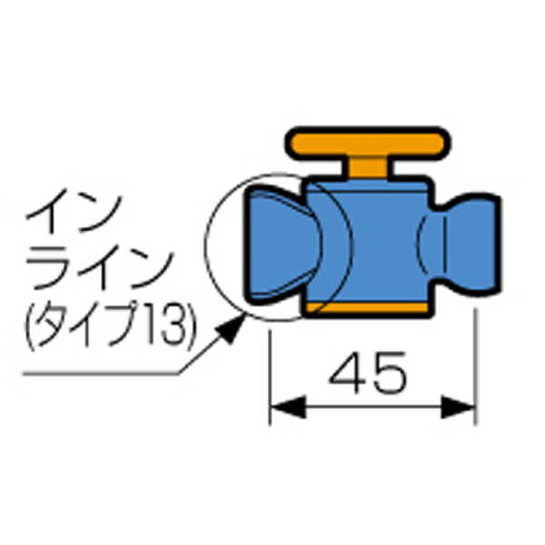 （株）ＭＳＴコーポレーション ロックライン バルブ VAL ロックライン　バルブ VAL13-IN13- 2