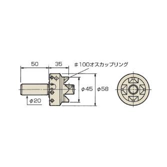 （株）ＭＳＴコーポレーション アダプタ/DP 027.10 アダプタ／ＤＰ 027.1