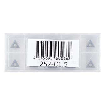 （株）ベッセル 1.5C、2C面片面3面チップ 10個 252-C1.5 １．５Ｃ、２Ｃ面片面３面チップ　１０個 252-C1.5