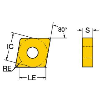 サンドビック（株） TーMax鋼用チップ 【C】 CNMG Ｔ－Ｍａｘ鋼用チップ　【Ｃ】 CNMG 09 03 04-PF 4415