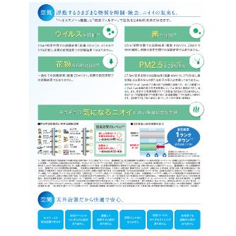 三菱電機住環境システムズ（株） ヘルスエアー JC-10 ヘルスエアー JC-10K