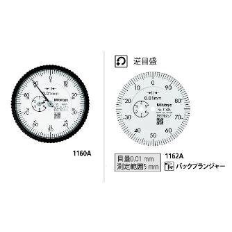 （株）ミツトヨ ダイヤルゲージ 1162A ダイヤルゲージ 1162A