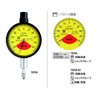 （株）ミツトヨ ダイヤルゲージ 1929A ダイヤルゲージ 1929A