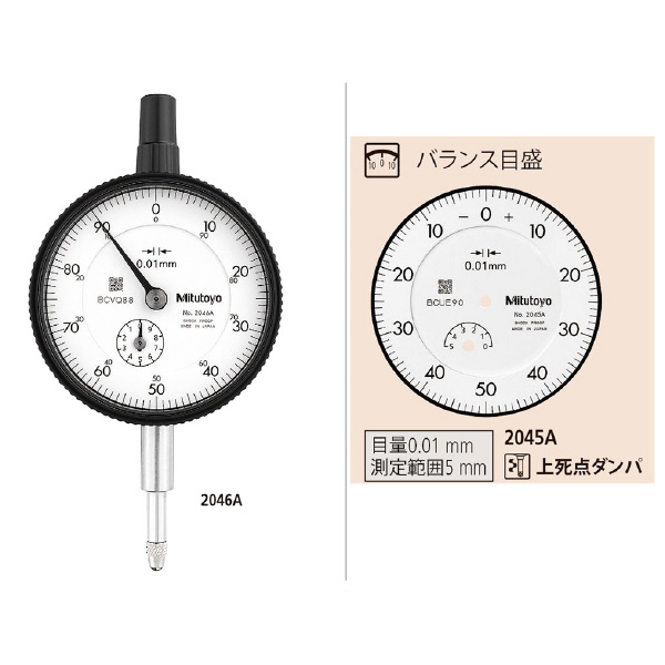 （株）ミツトヨ ダイヤルゲージ 2045A ダイヤルゲージ 2045A