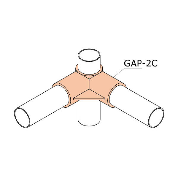 ＴＭＥＨジャパン（株） プラスティックジョイント GAP プラスティックジョイントアイボリー GAP-2C-IV