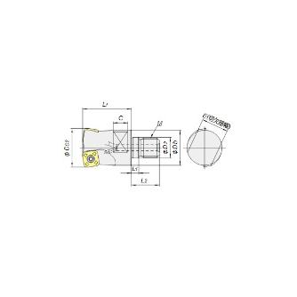 （株）ＭＯＬＤＩＮＯ アルファ 高送りラジアスミル TR4F アルファ　高送りラジアスミル TR4F4040M-3