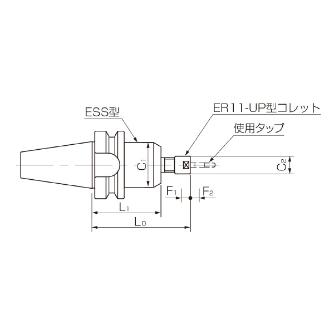カトウ工機（株） ESS型タッパー DBT-ESS ＥＳＳ型タッパー DBT30-ESS103-90-ER11