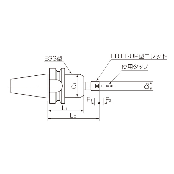 カトウ工機（株） ESS型タッパー DBT-ESS ＥＳＳ型タッパー DBT30-ESS103-90-ER11
