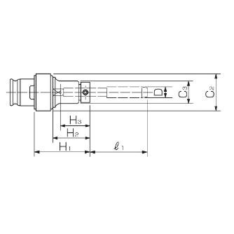 カトウ工機（株） クイックチェンジコレット TC412-MO クイックチェンジコレット TC412-MO-HP-M3 U NO.5-3H-SB