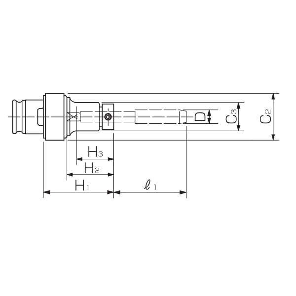 カトウ工機（株） クイックチェンジコレット TC412-MO クイックチェンジコレット TC412-MO-HP-M3 U NO.5-3H-SB