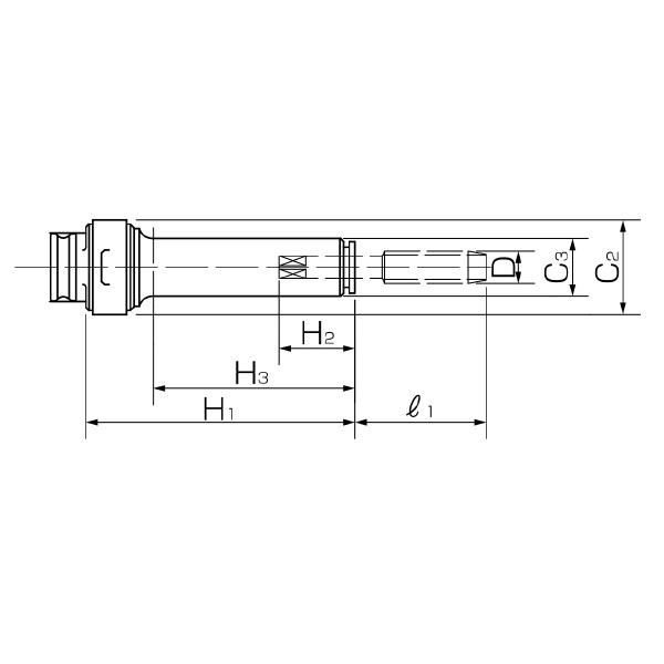 カトウ工機（株） クイックチェンジコレット TC206 クイックチェンジコレット TC206-L+30-U5/16