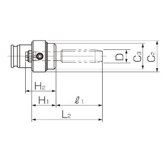 カトウ工機（株） ショートタイプコレット TC412-N ショートタイプコレット TC412-N-M3 U NO.5