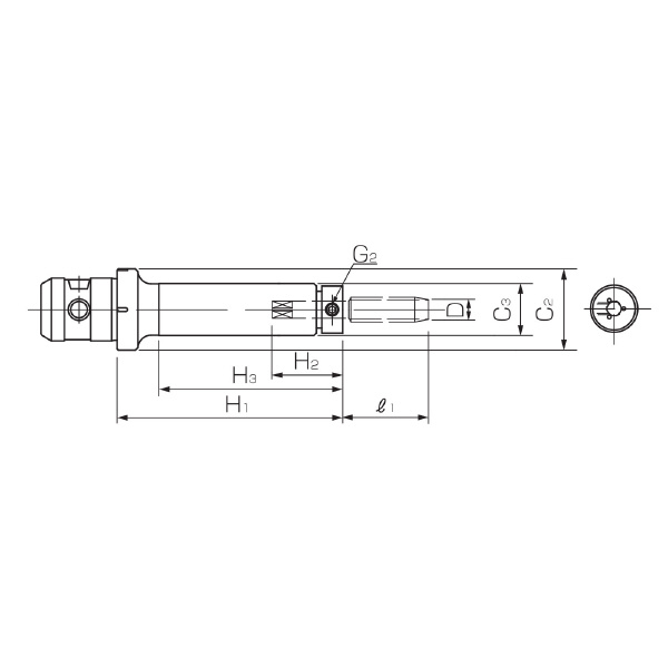 カトウ工機（株） 2面拘束クランプコレット TCA ２面拘束クランプコレット TCA1022-L+30-HP-M10(9) U3/8-SB