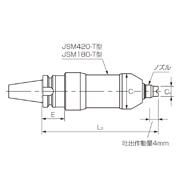カトウ工機（株） スプレー缶ホルダ BT-JSM スプレー缶ホルダ BT30-JSM180-T