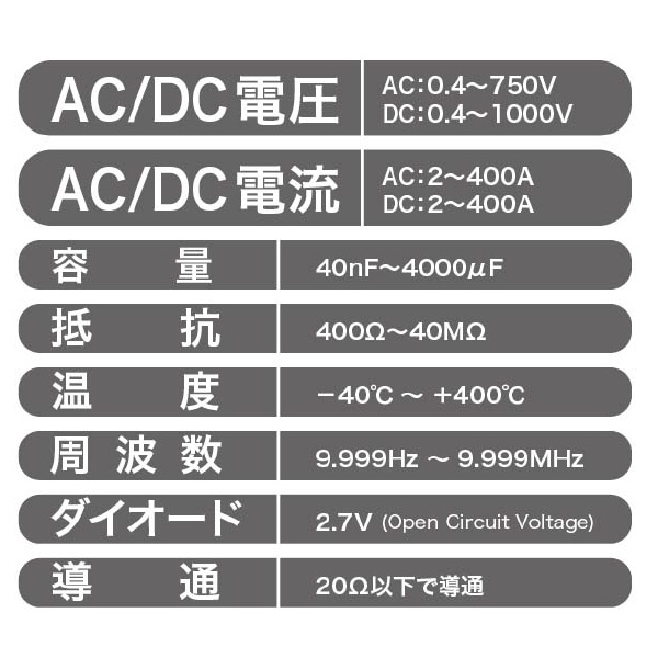 ジェフコム（株） 直流クランプメータ CPM-1000DC 直流クランプメータ CPM-1000DC