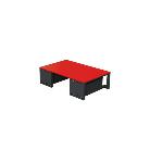 ジェフコム（株） バンキャビネット(連結引出・天板セット) SCT-DSET