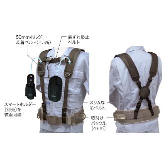 ジェフコム（株） ベルトサスペンダー DB ベルトサスペンダー DB-124SH