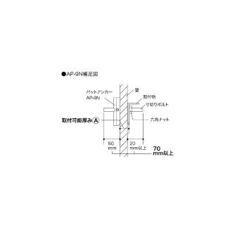 ジェフコム（株） パットアンカー AP パットアンカー AP-9N