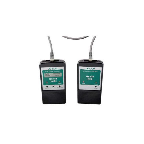 ジェフコム（株） LANケーブルチェッカー LEC ＬＡＮケーブルチェッカー LEC-910