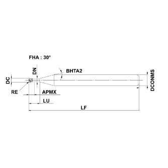 三菱マテリアル（株） 超硬コーティングエンドミル VQN4MBR 超硬コーティングエンドミル VQN4MBR0100